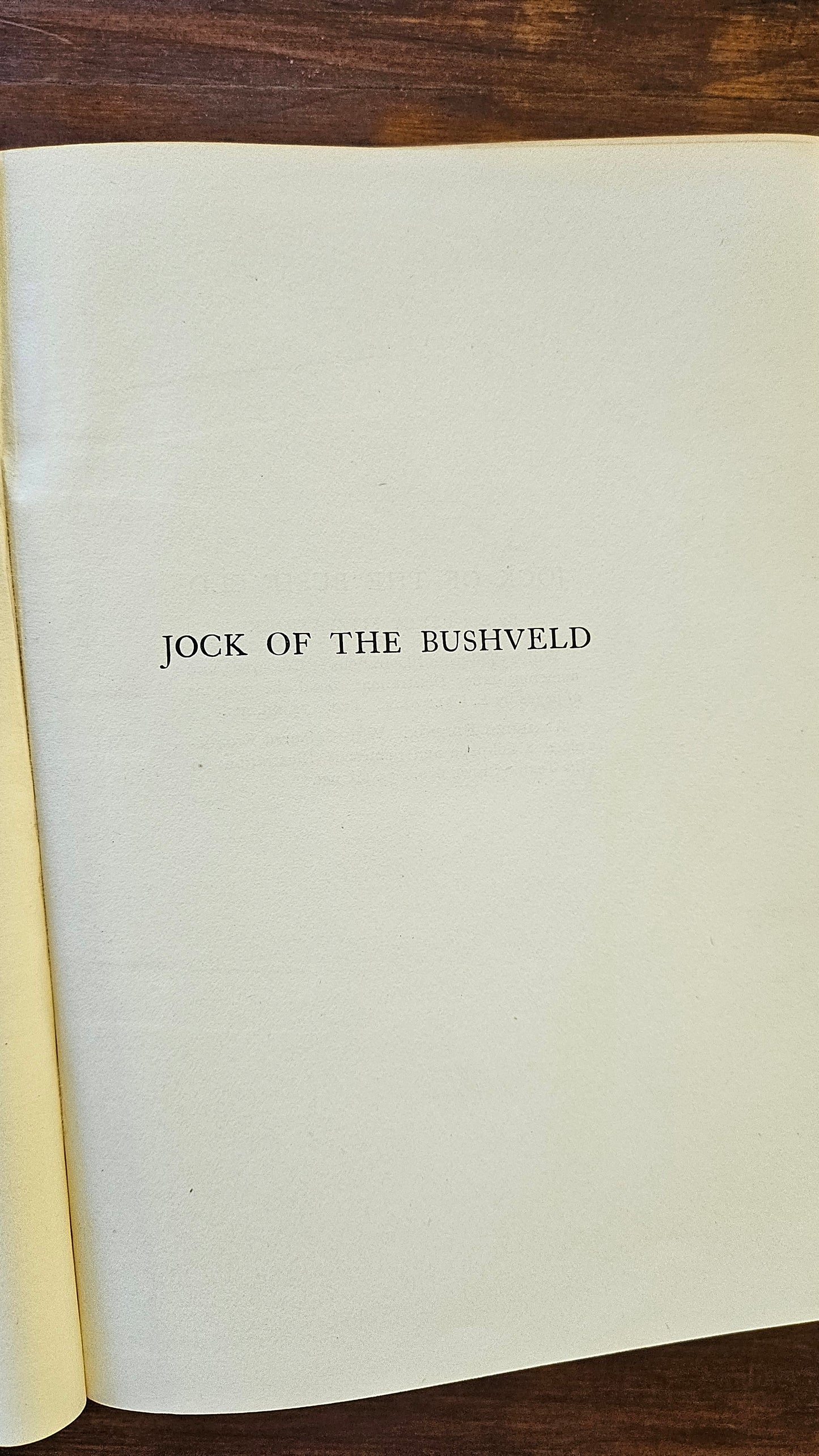 Jock of the bushveld
