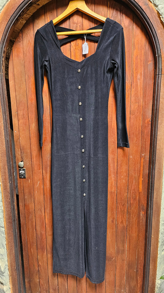 Dress black long sleeves