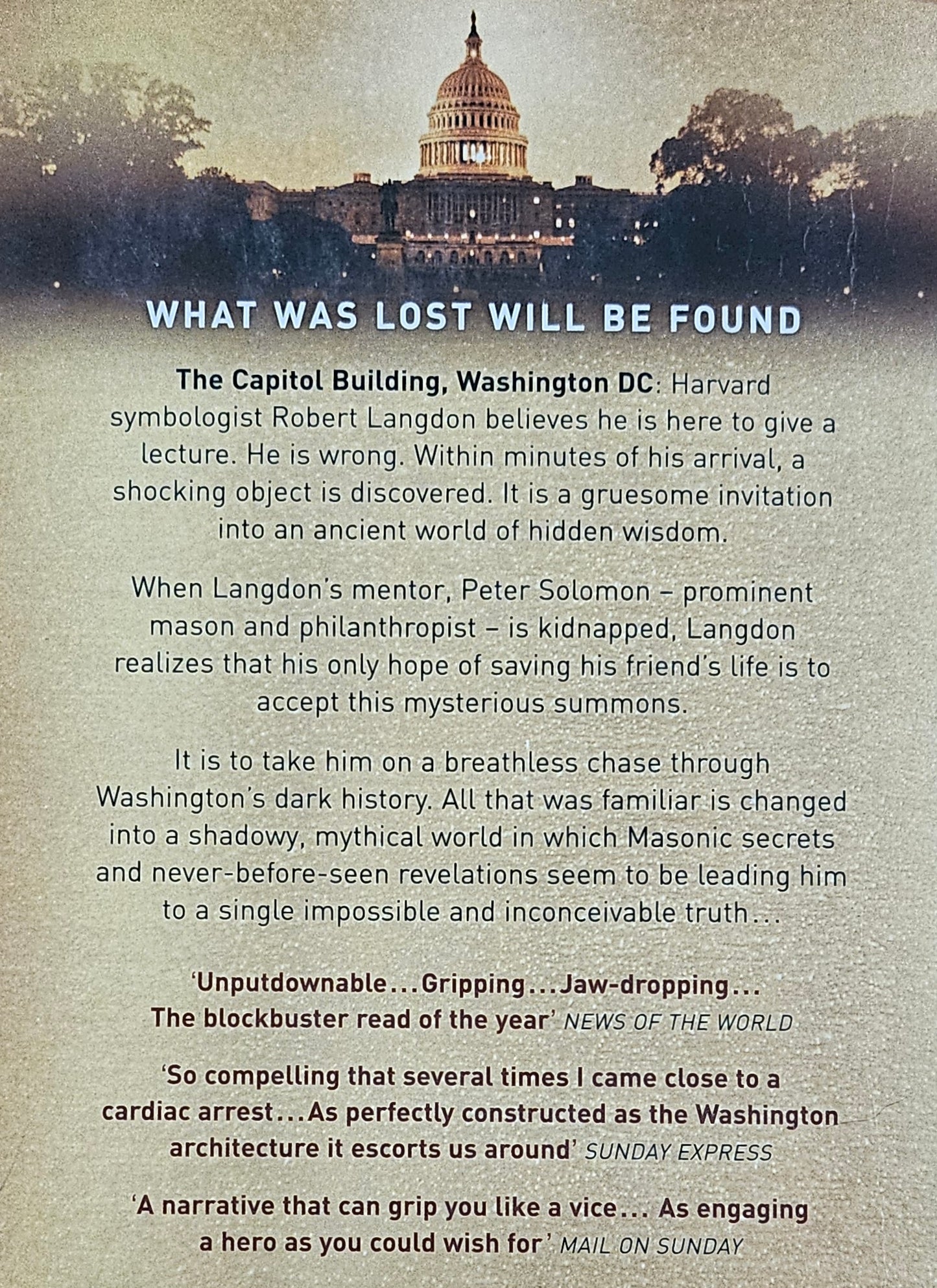 Brown Dan, The Lost Symbol