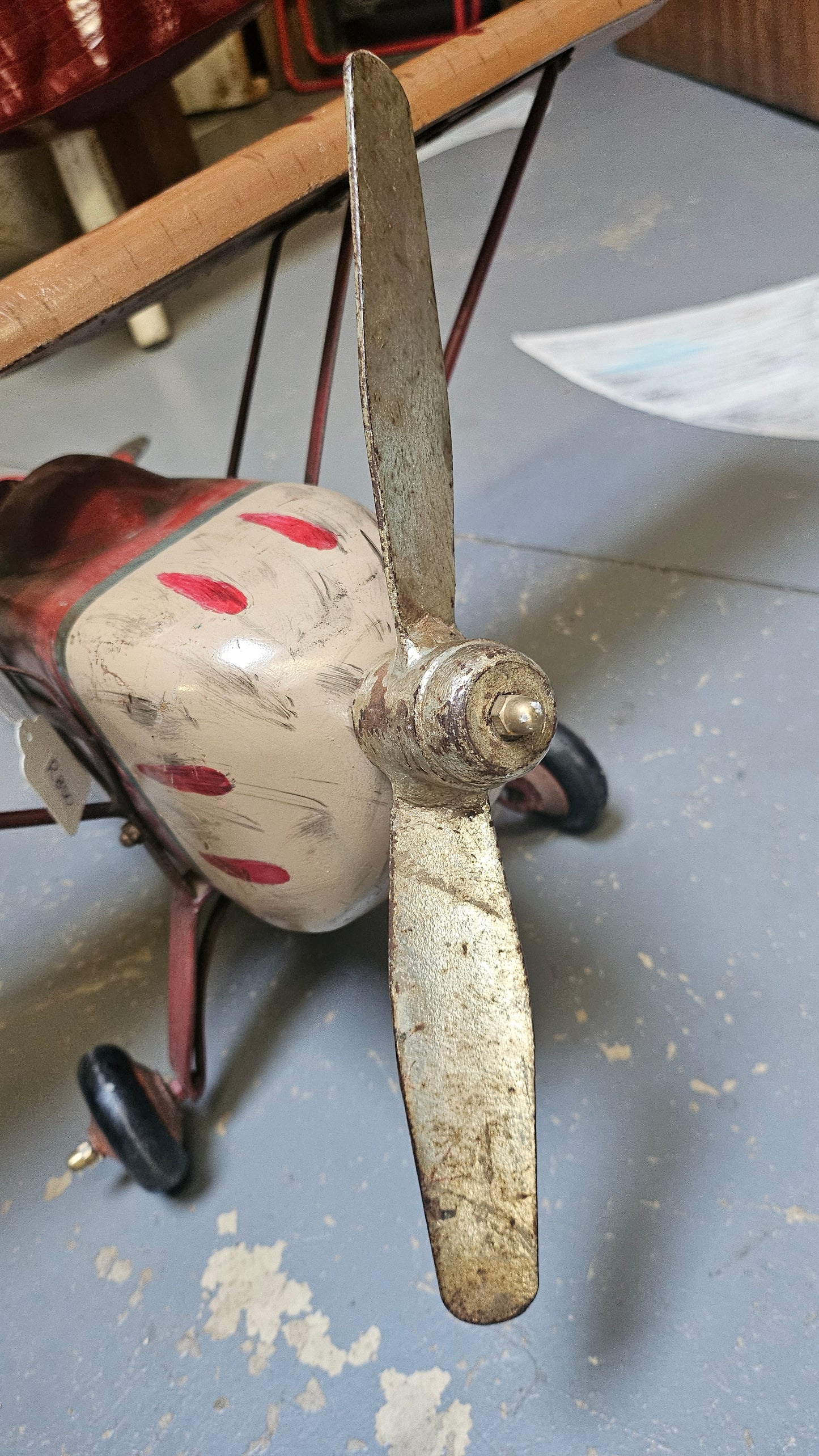 Vintage wooden decorative Aeroplane