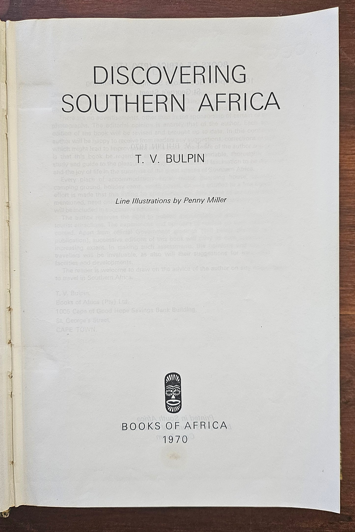 Bulpin T.V , discovering Southern Africa