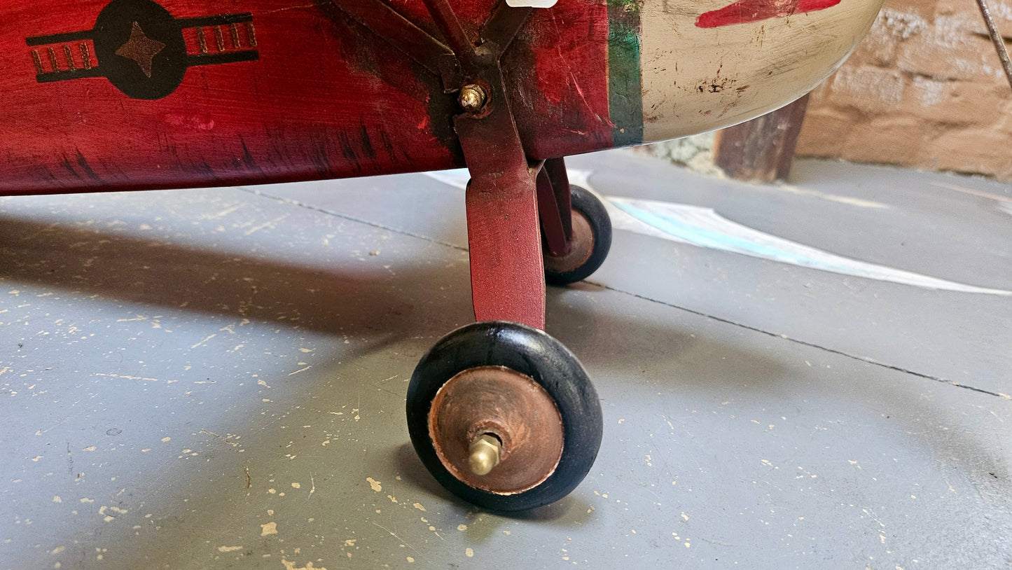 Vintage wooden decorative Aeroplane