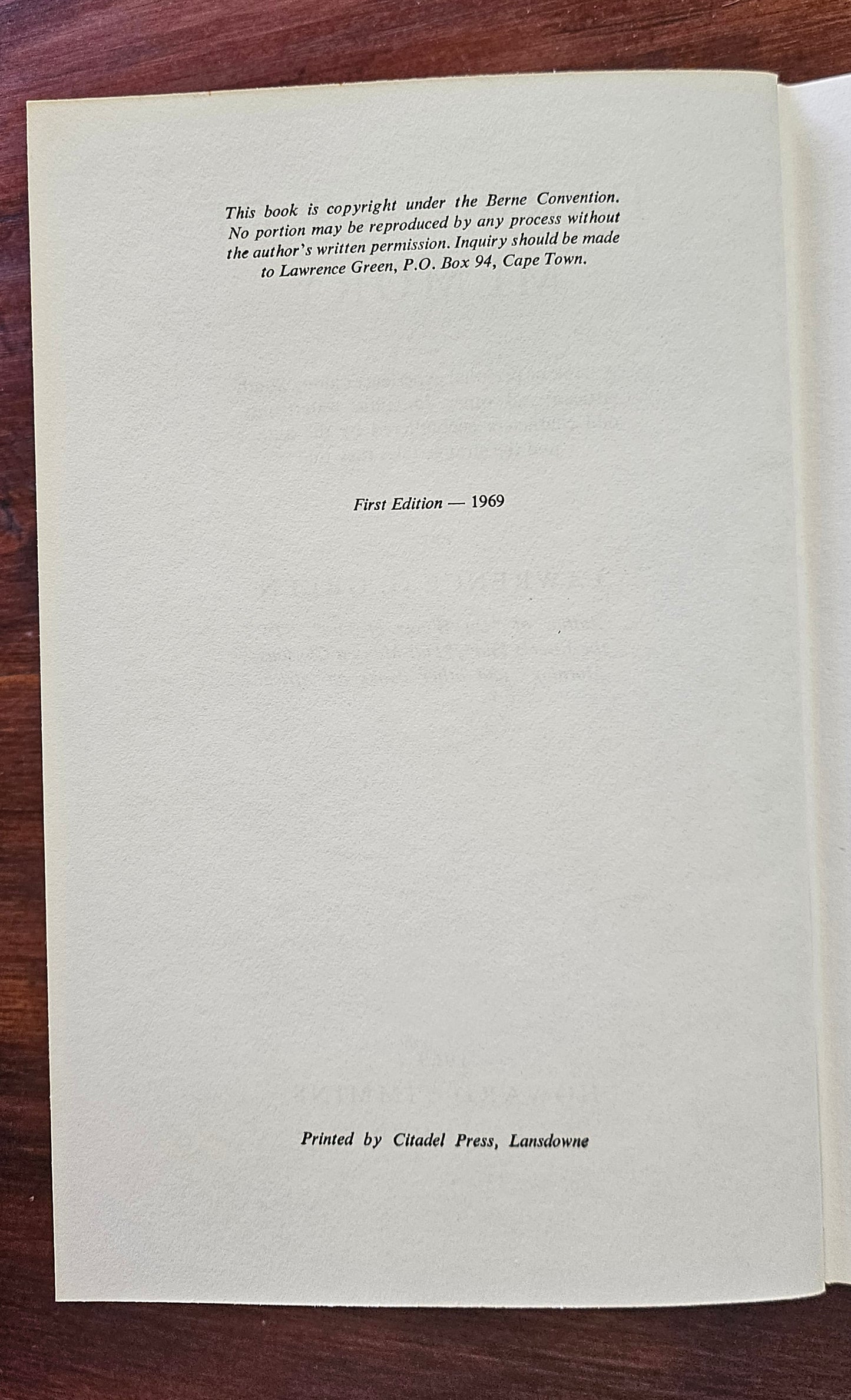 Green Lawrence, Harbours of memory