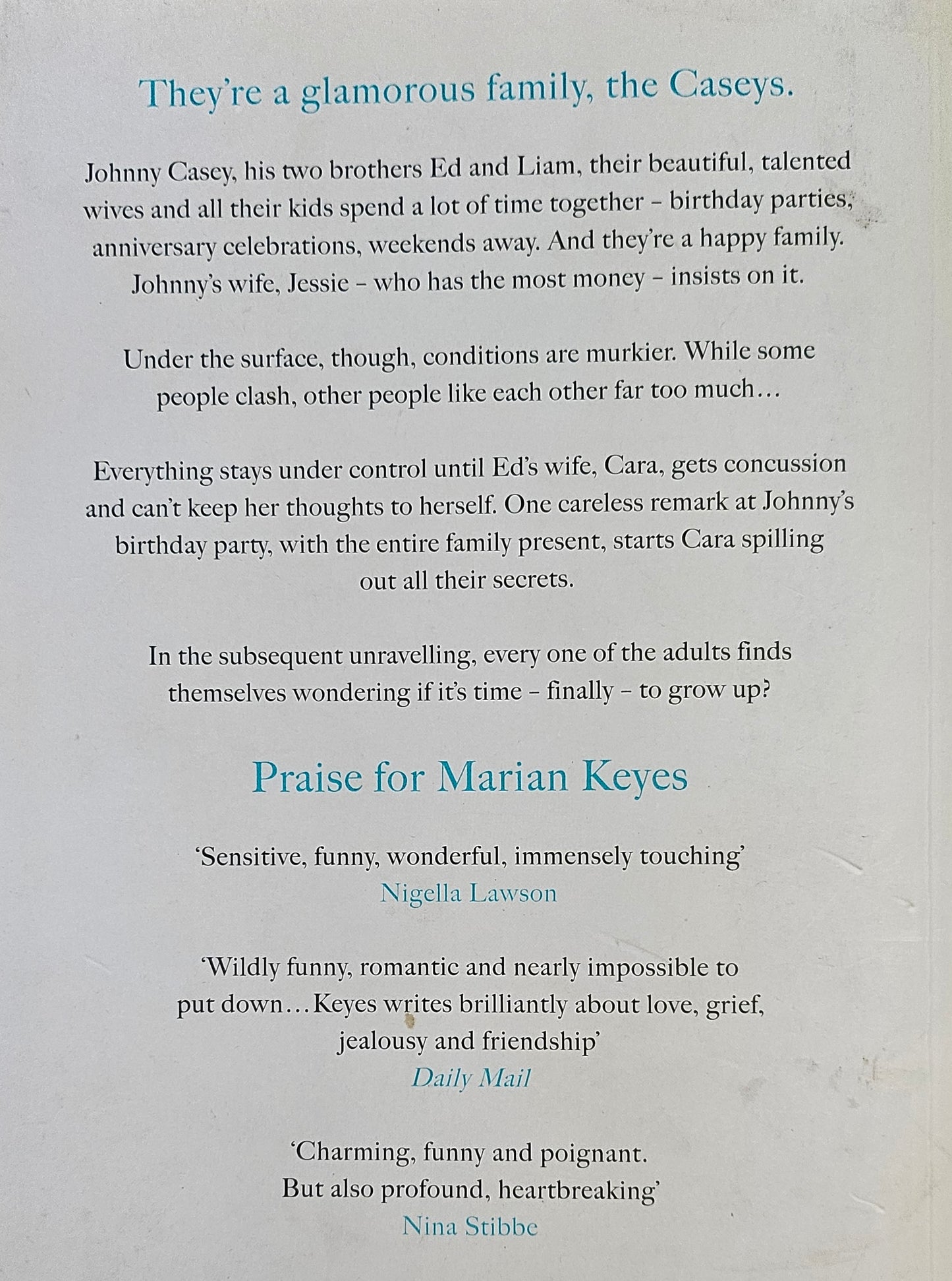 Keyes Marian, Grown ups