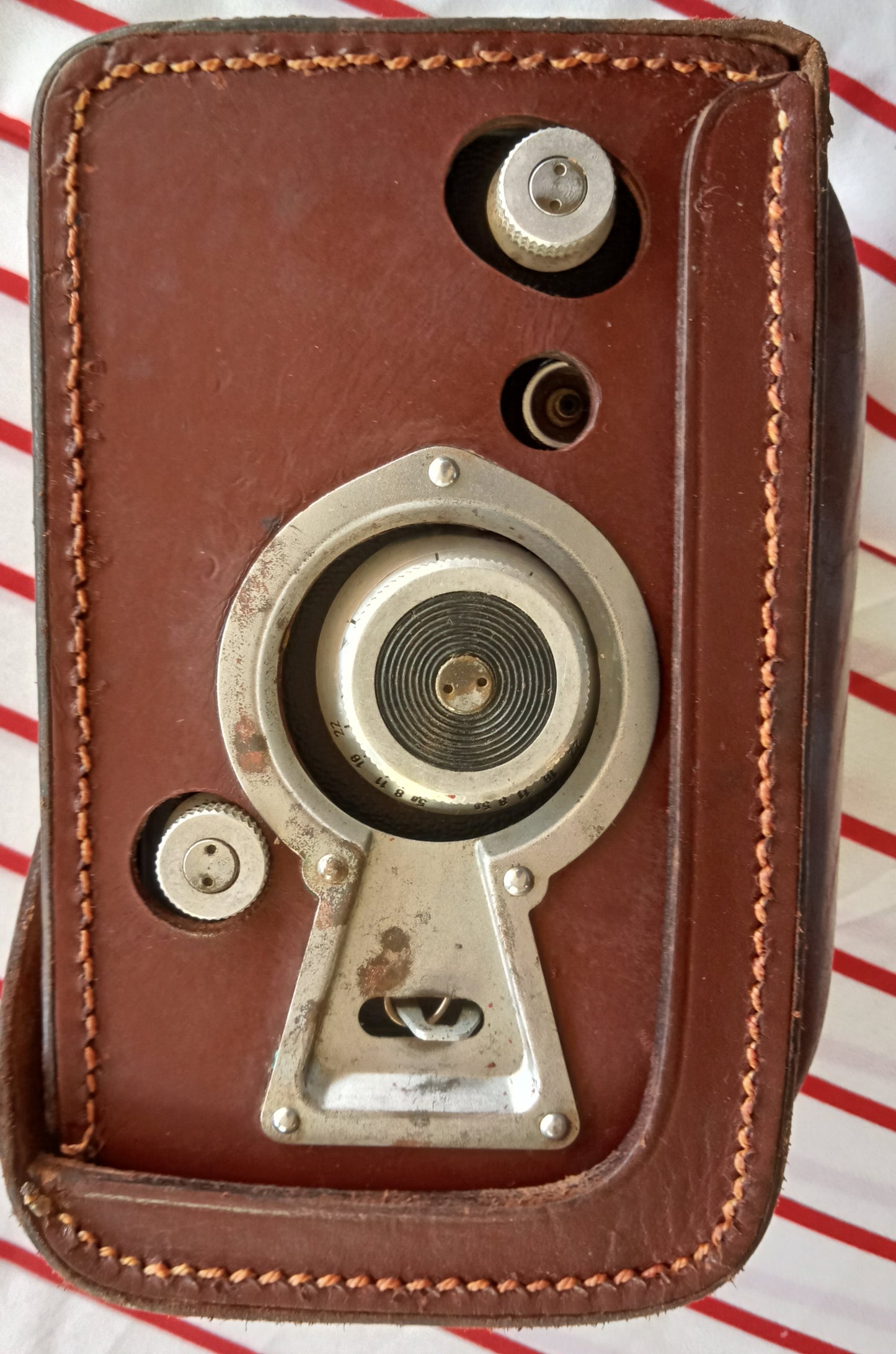 Weltaflex Twin Lens Reflex Camera with Leather Case