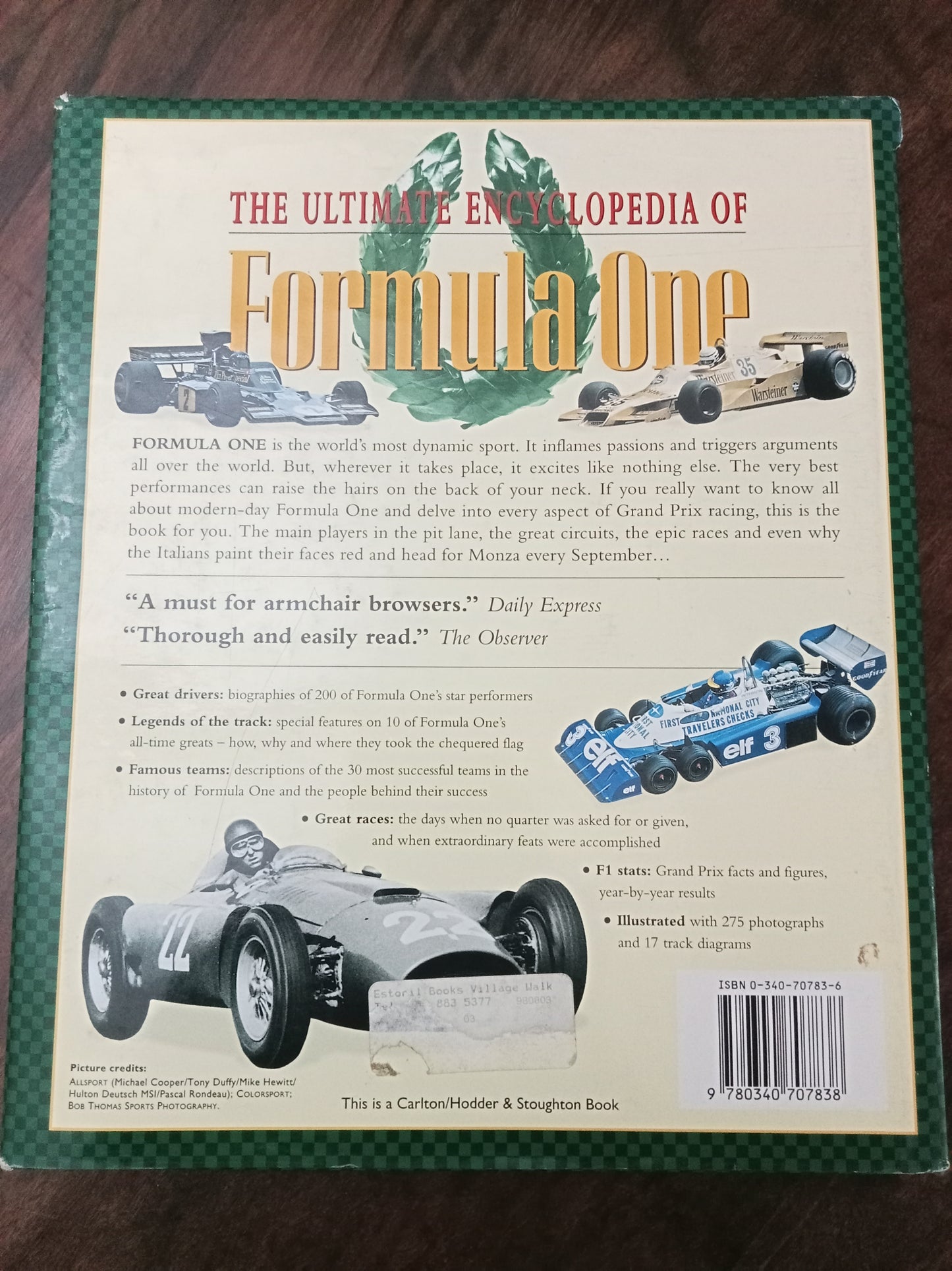The ultimate encyclopedia of Formula one