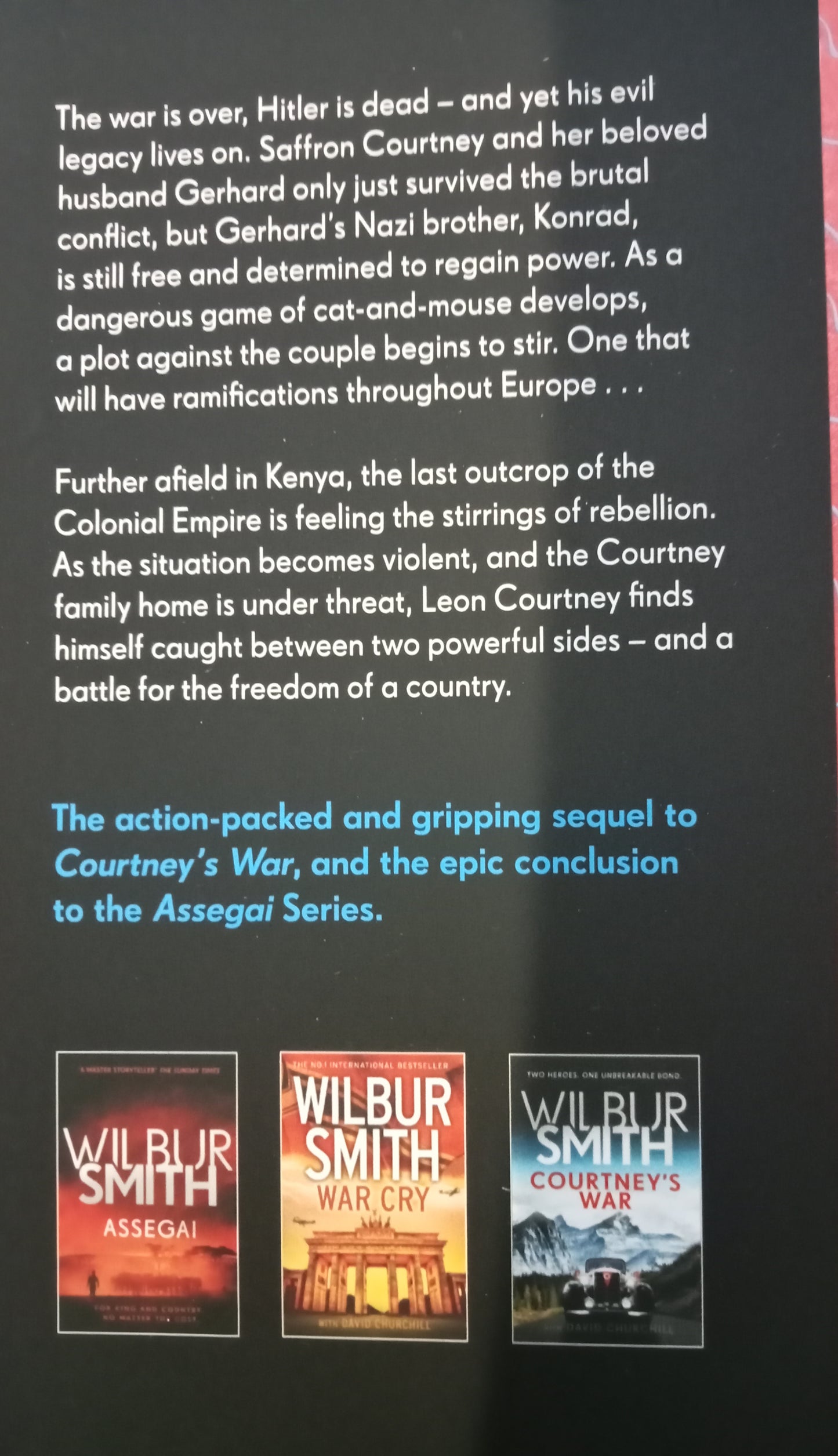 Smith Wilbur, Legacy of war with David Churchill