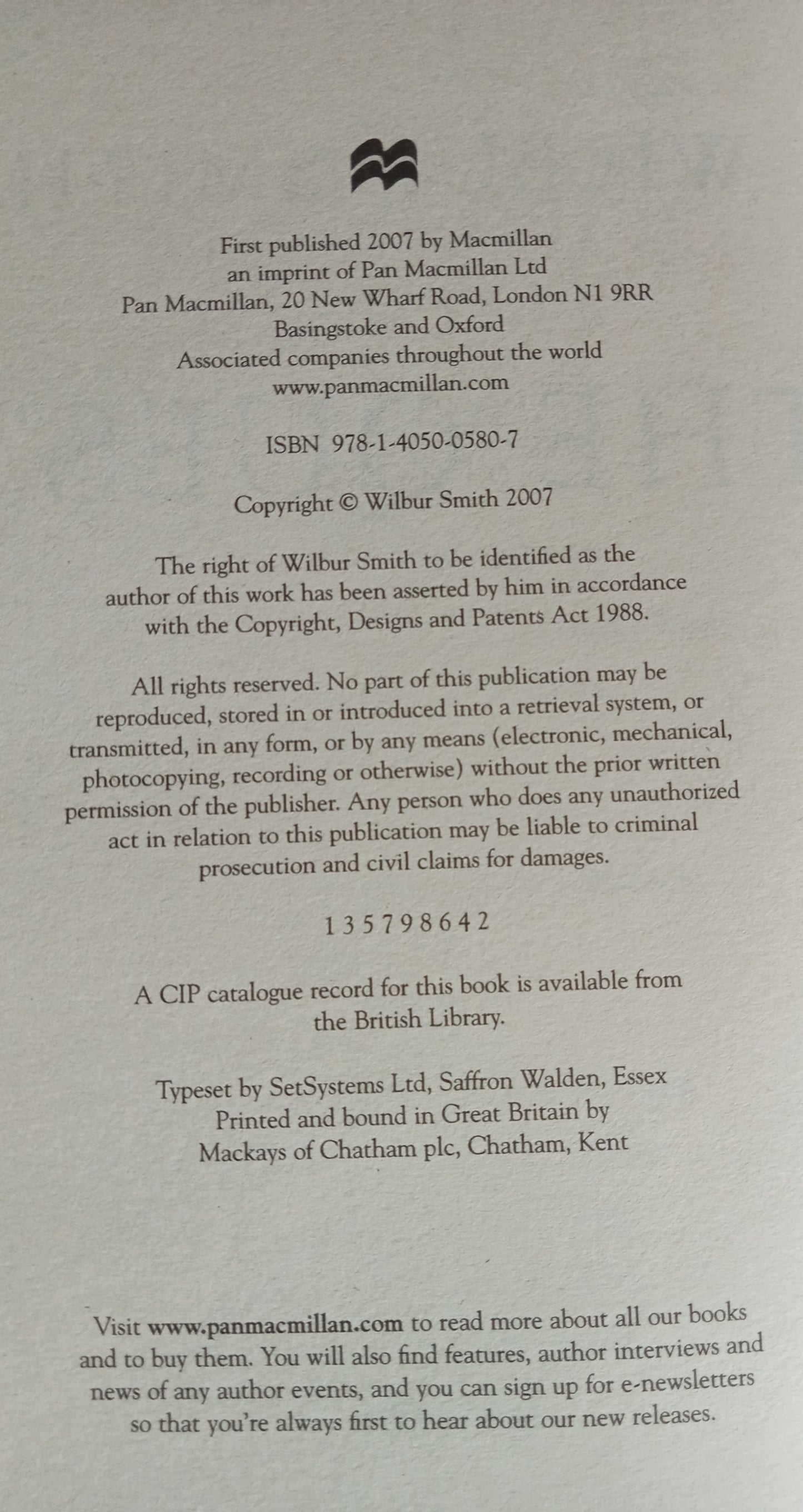 Smith Wilbur, The Quest
