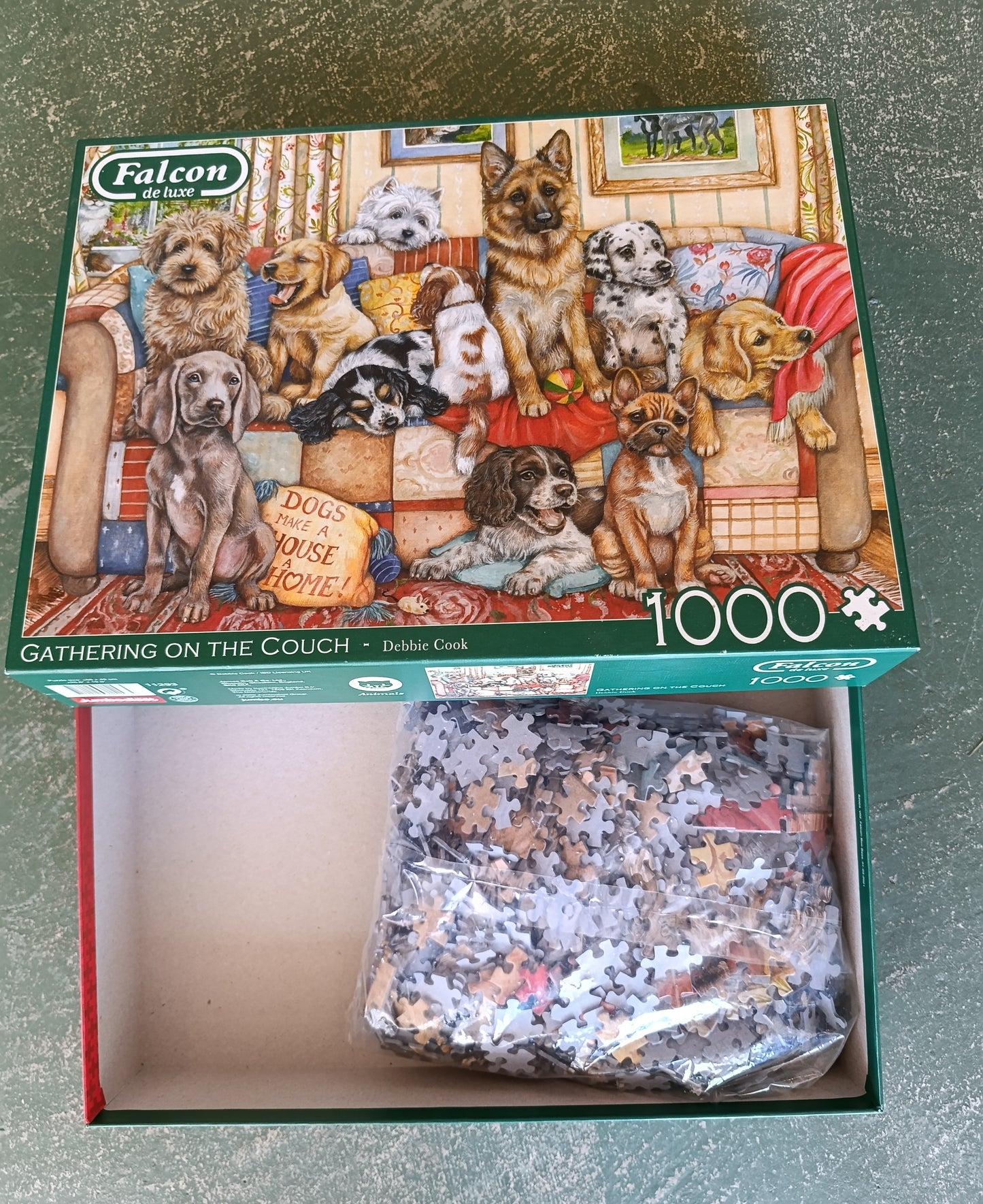 Puzzle Falcon de luxe Gathering on the couch - Debbie Cook