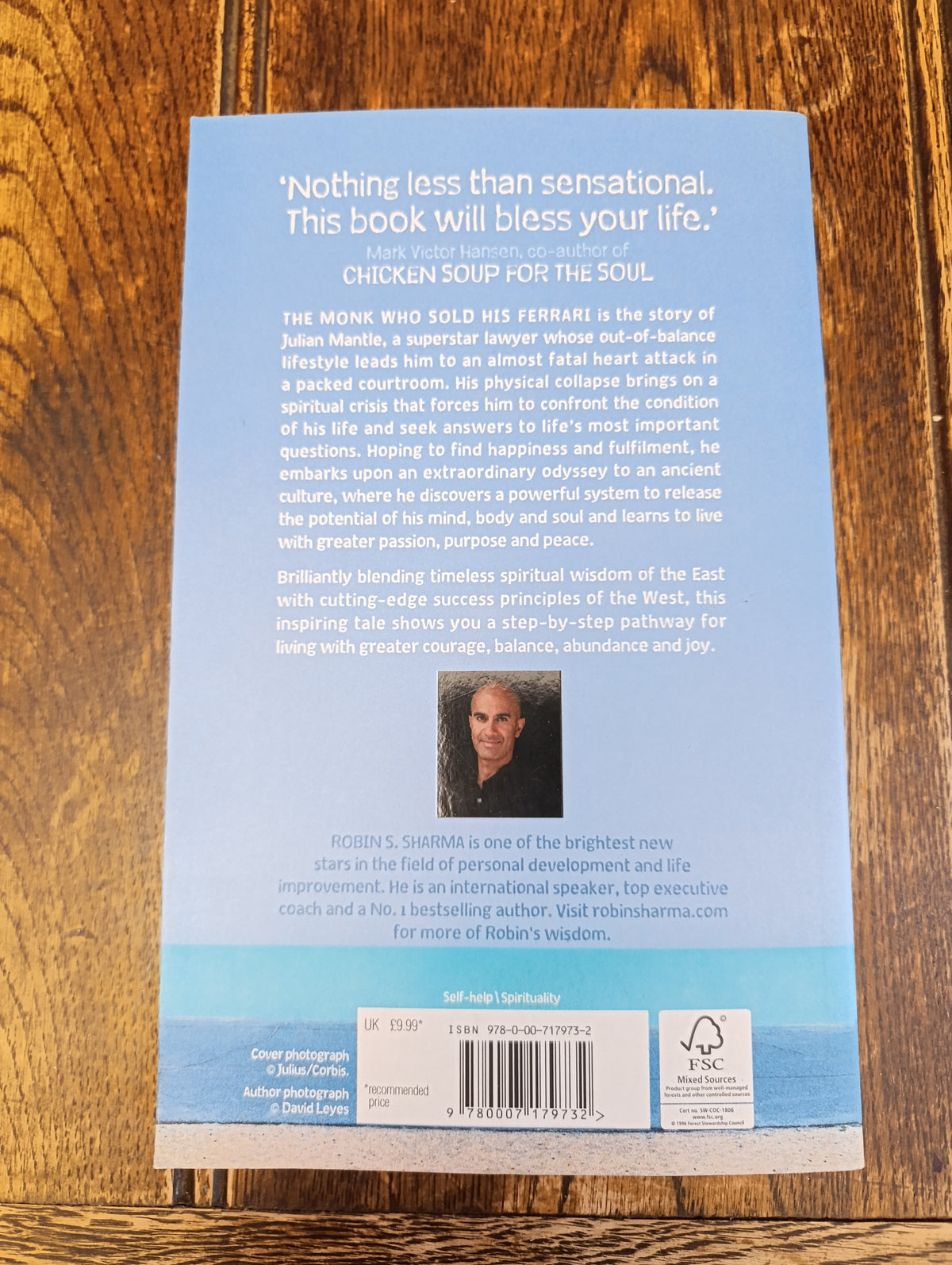 The monk who sold his Ferrari, Robin S.Sharma