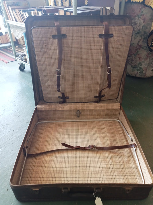 Vintage suitcase Evagrip Brown