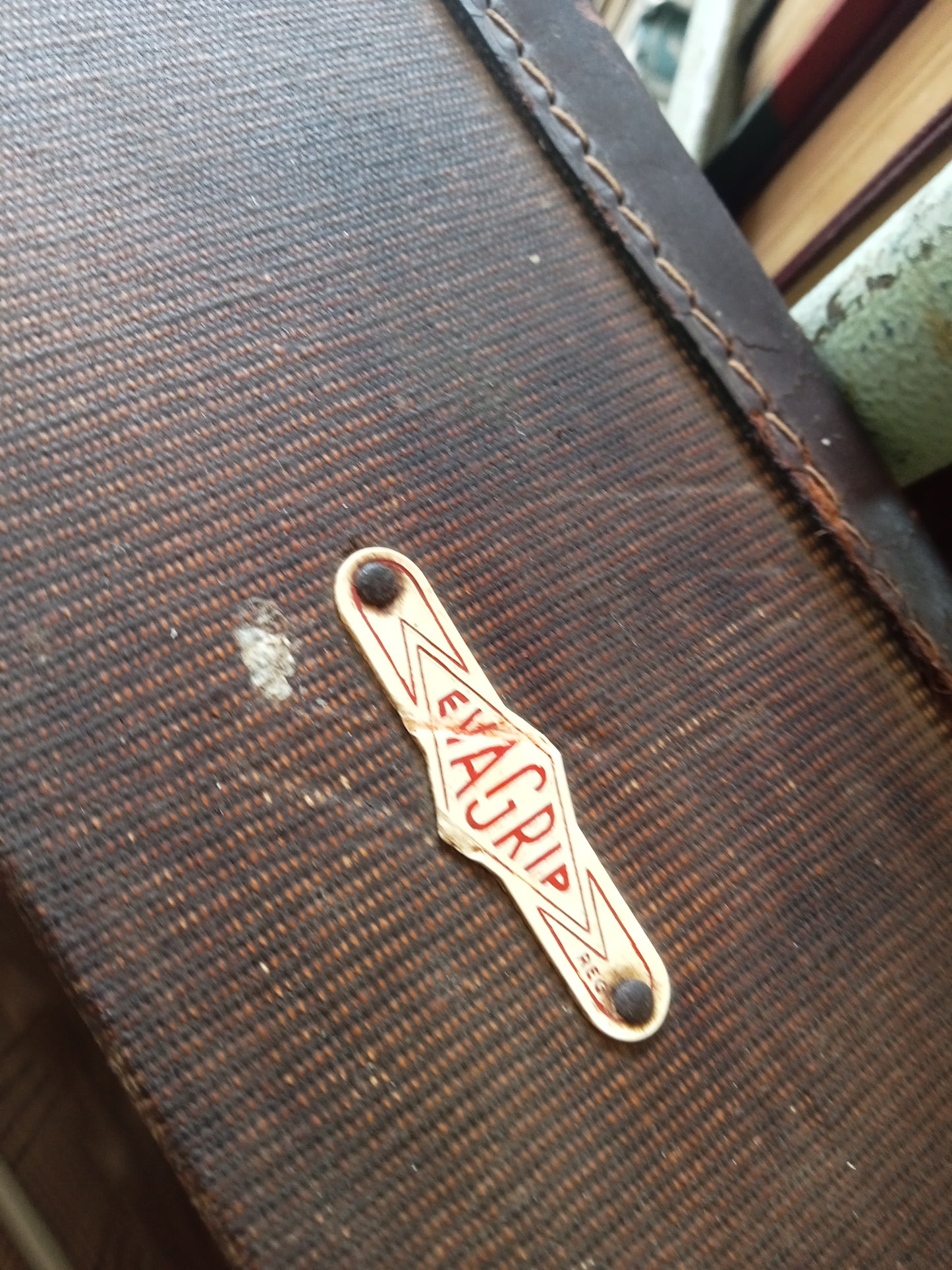 Vintage Suitcase  Evagrip Brown