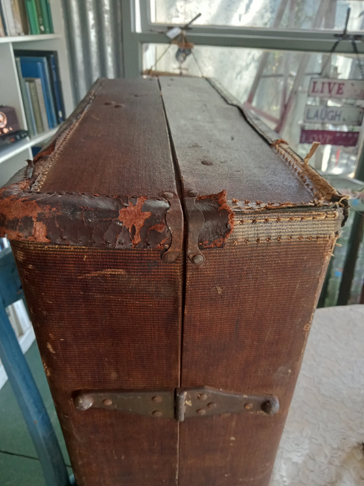 Vintage Suitcase  Evagrip Brown
