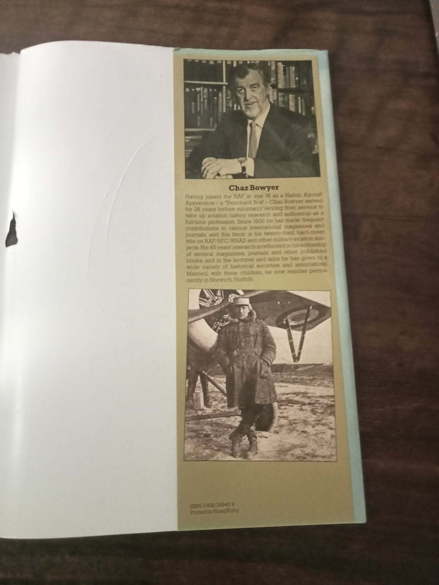 The Age of the Biplane Chaz Bowyer