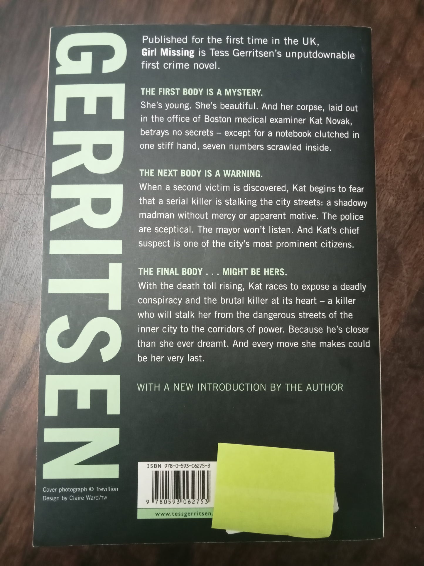Gerritsen Tess, Girl Missing