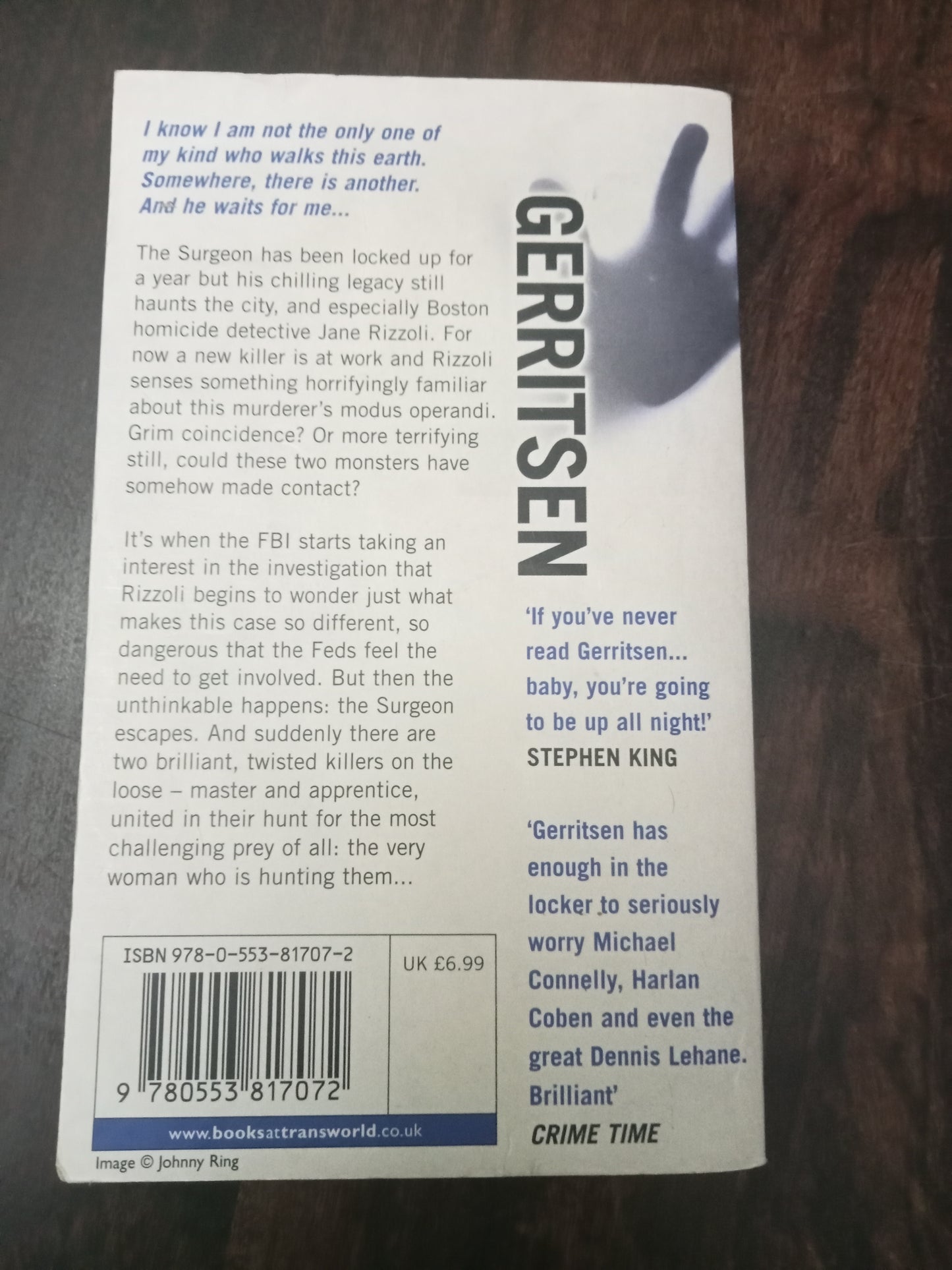 Gerritsen Tess, The Apprentice