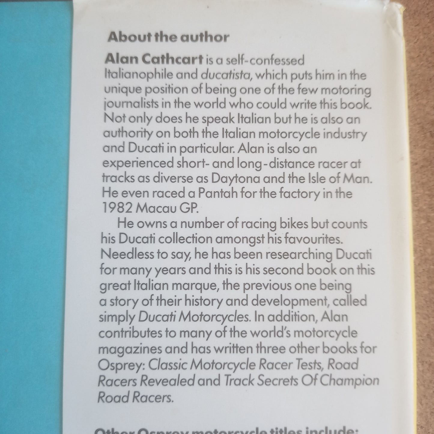 Ducati The Untold Story by Alan Cathcart