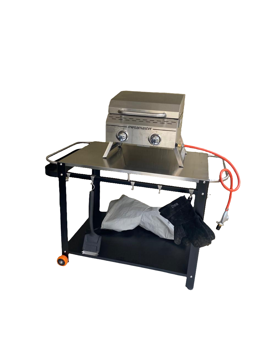 Gas braai trolly