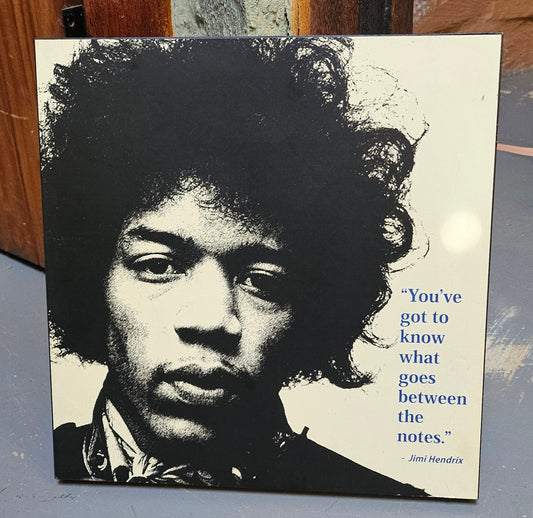Block Mounted picture Jimi Hendrix