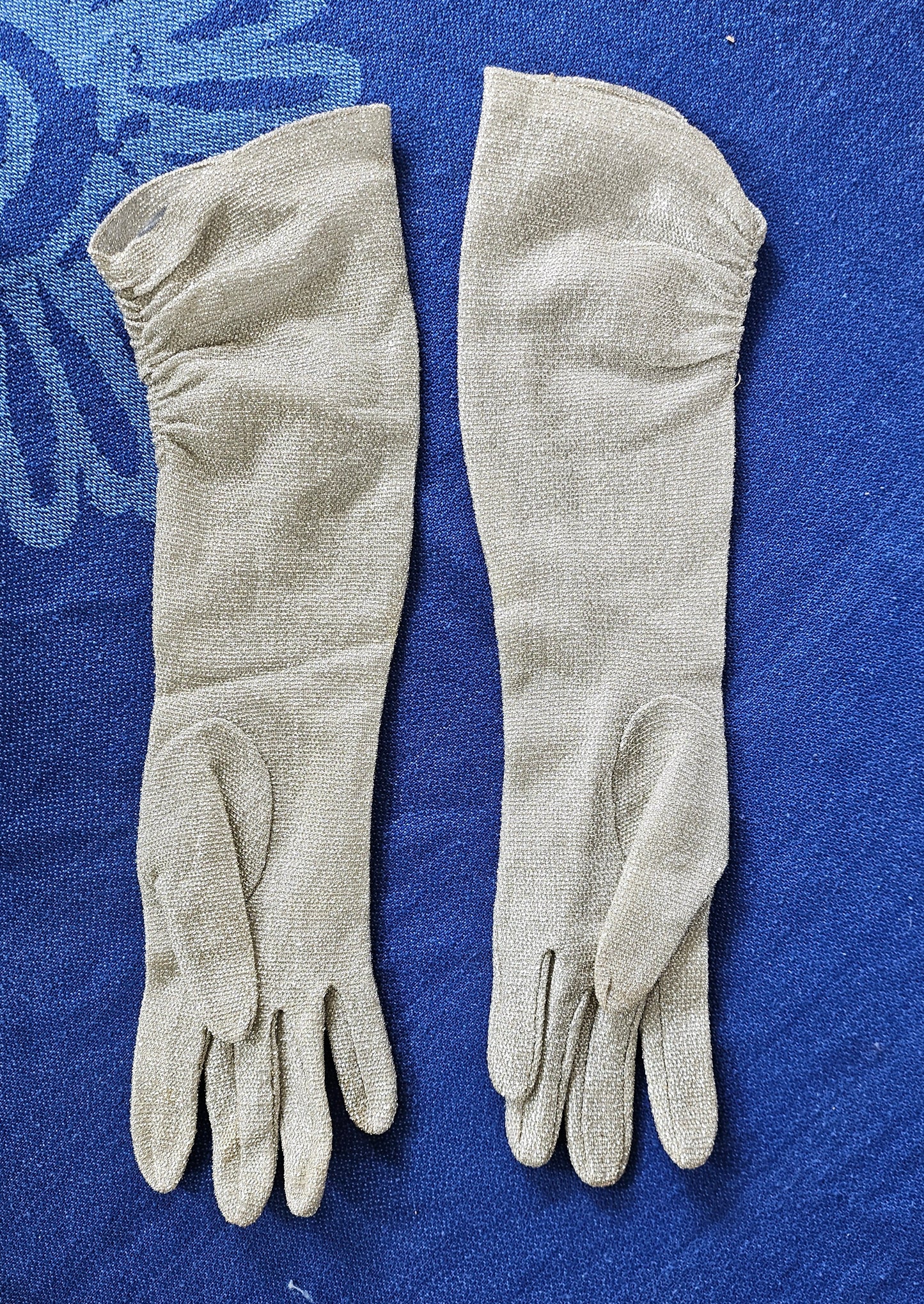 Gloves Silver Long