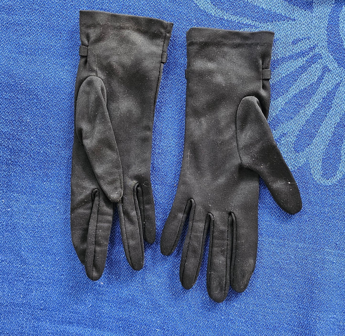 Gloves Black Fabric