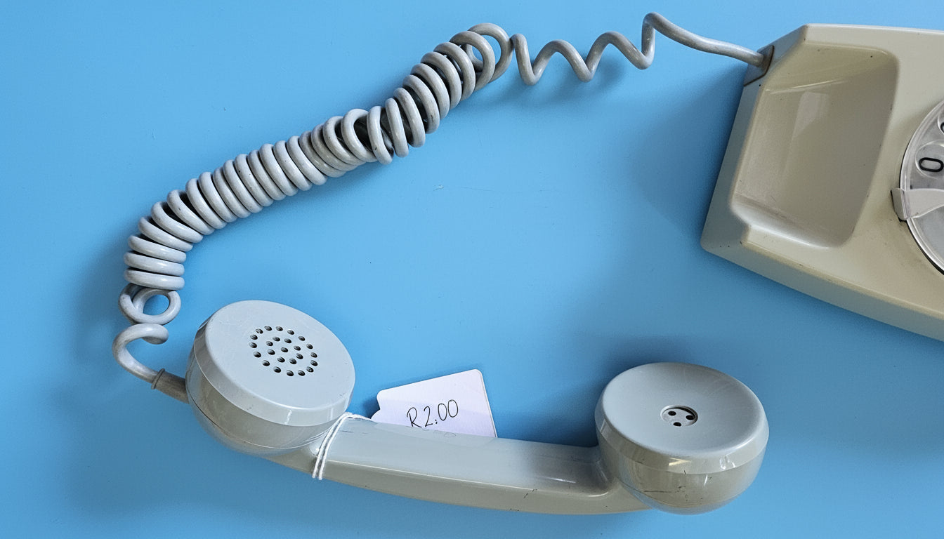Vintage Telephone Grey