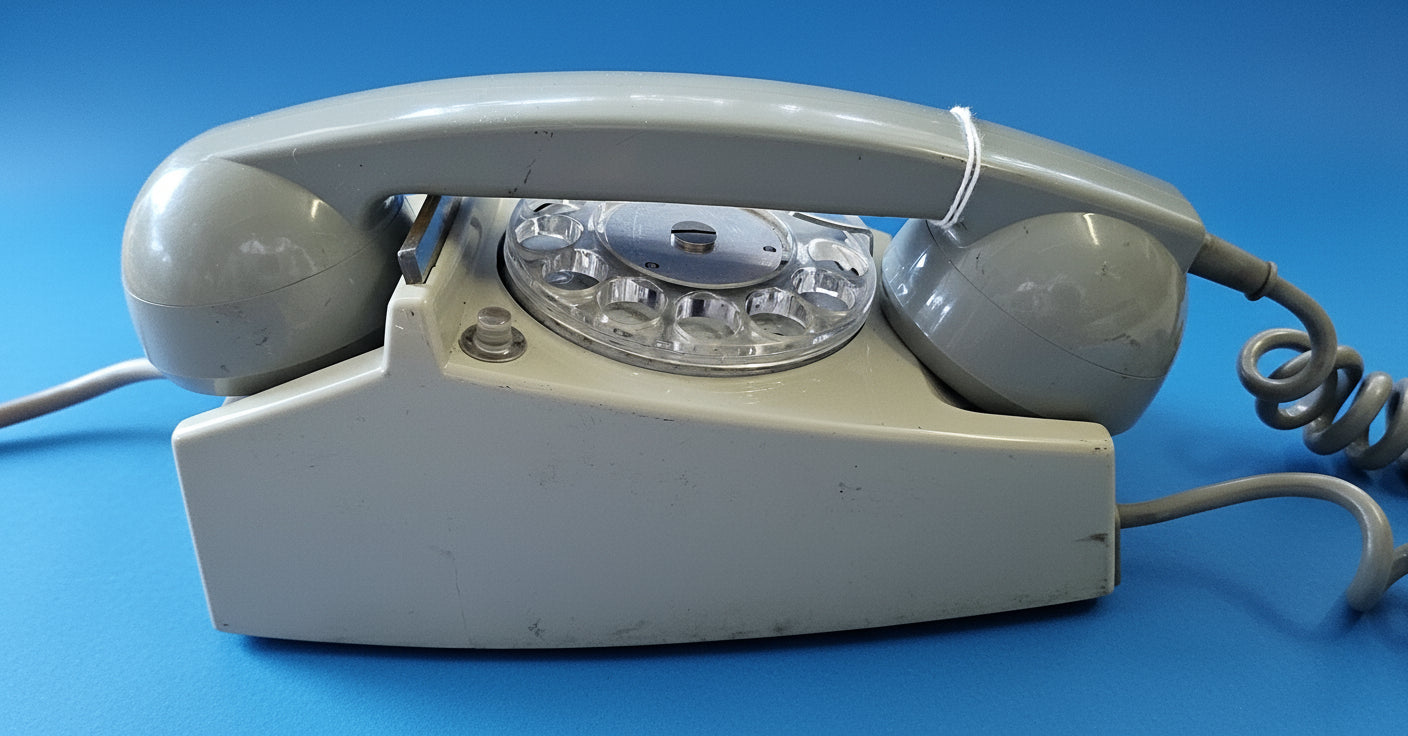 Vintage Telephone Grey