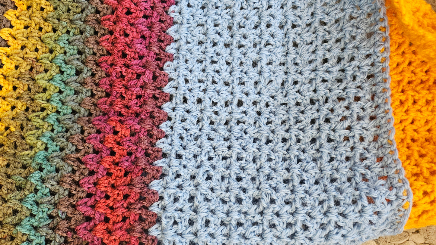Scarf Crochet infinity Multicoloured