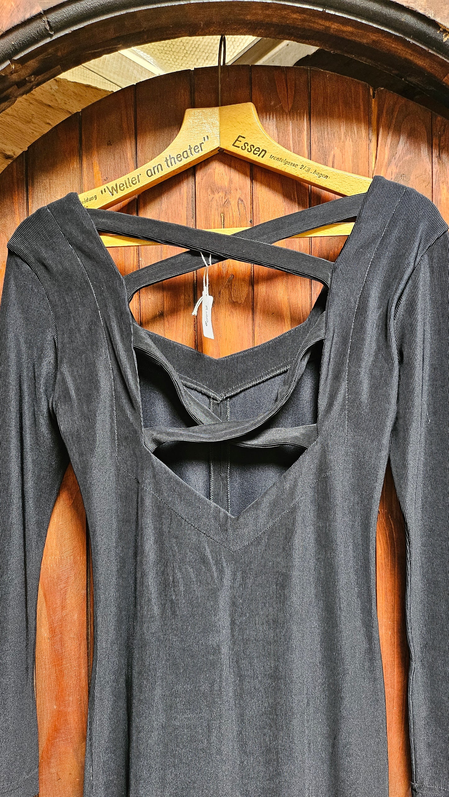 Dress black long sleeves