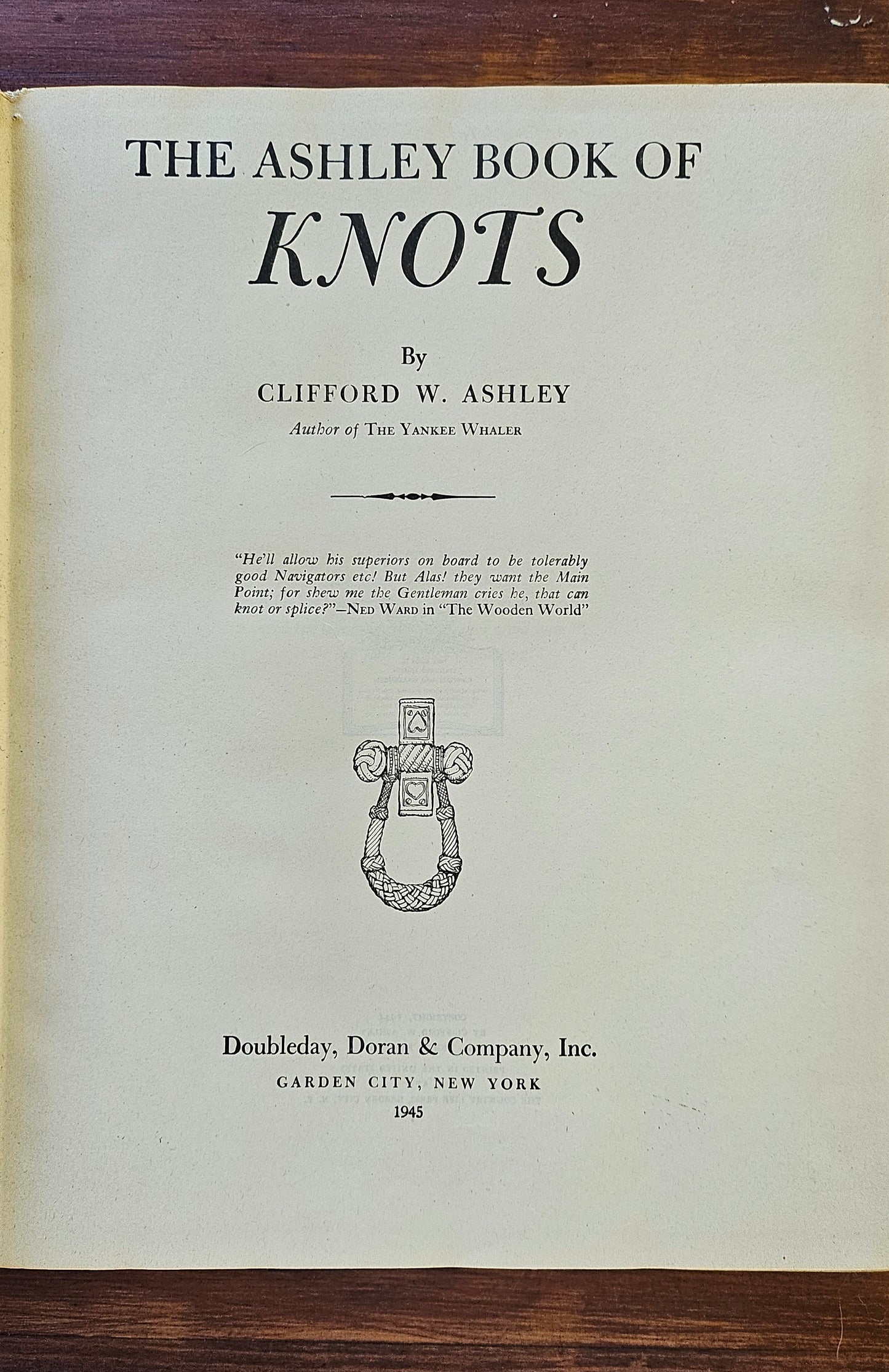 Ashley Clifford, The Ashley book of Knots