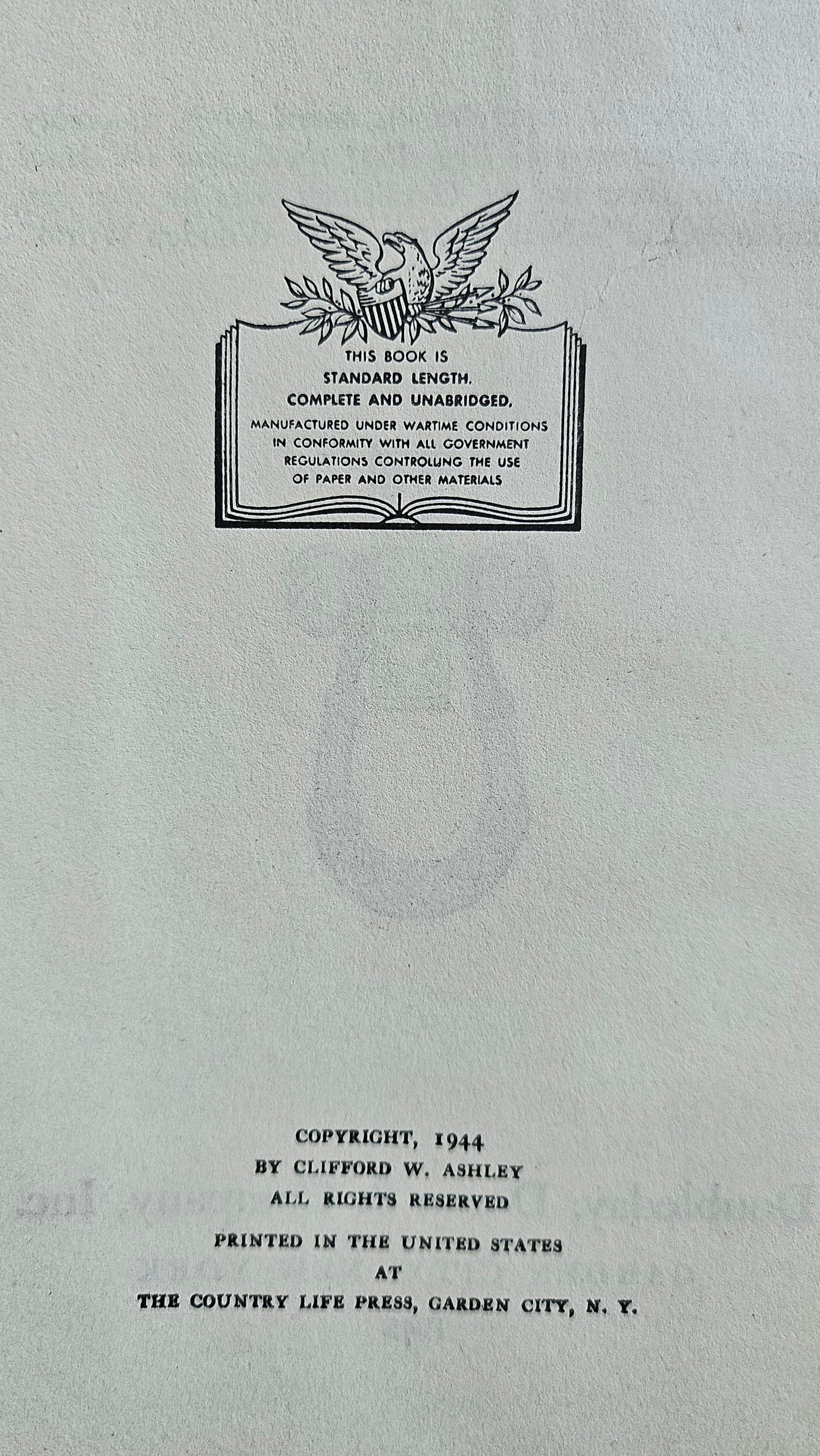 Ashley Clifford, The Ashley book of Knots