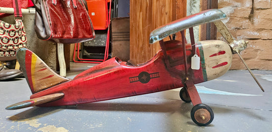 Vintage wooden decorative Aeroplane