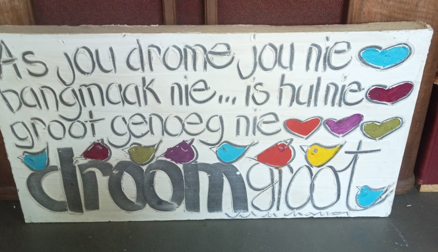 Droom Groot canvas big