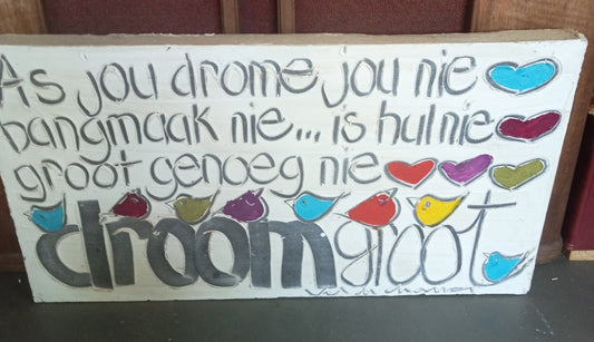 Droom Groot canvas big