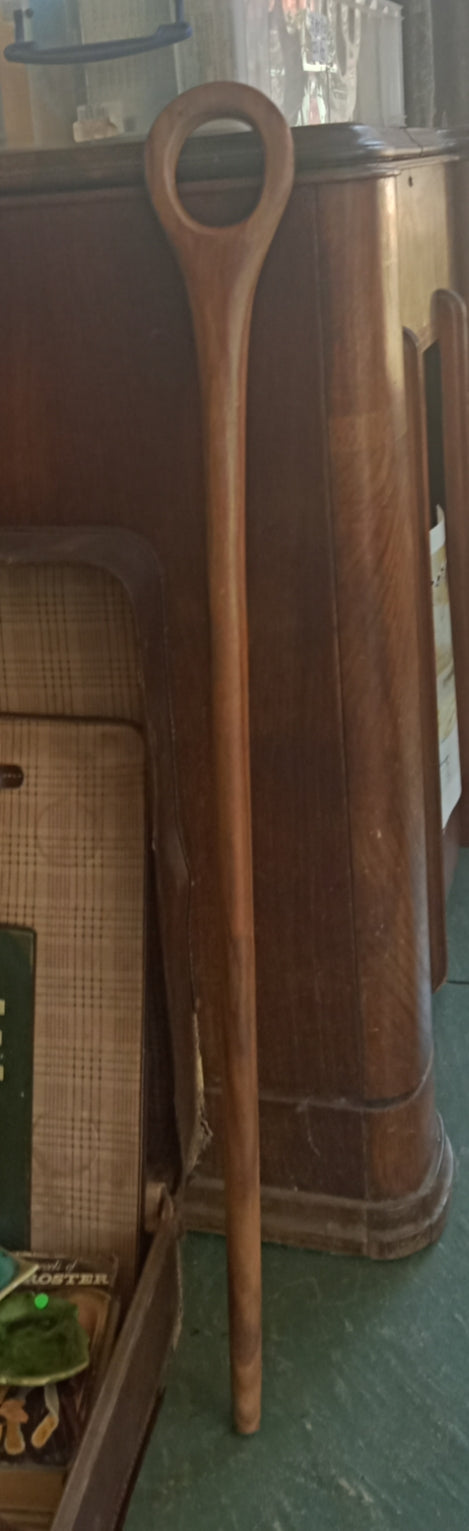 Wooden walking cane