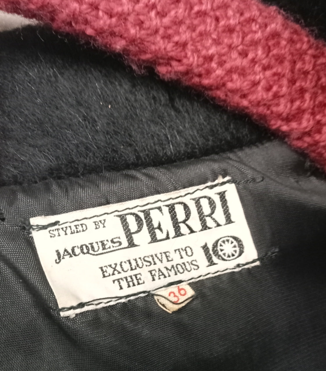 Vintage black cape