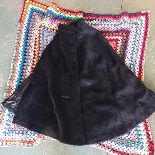 Vintage black cape