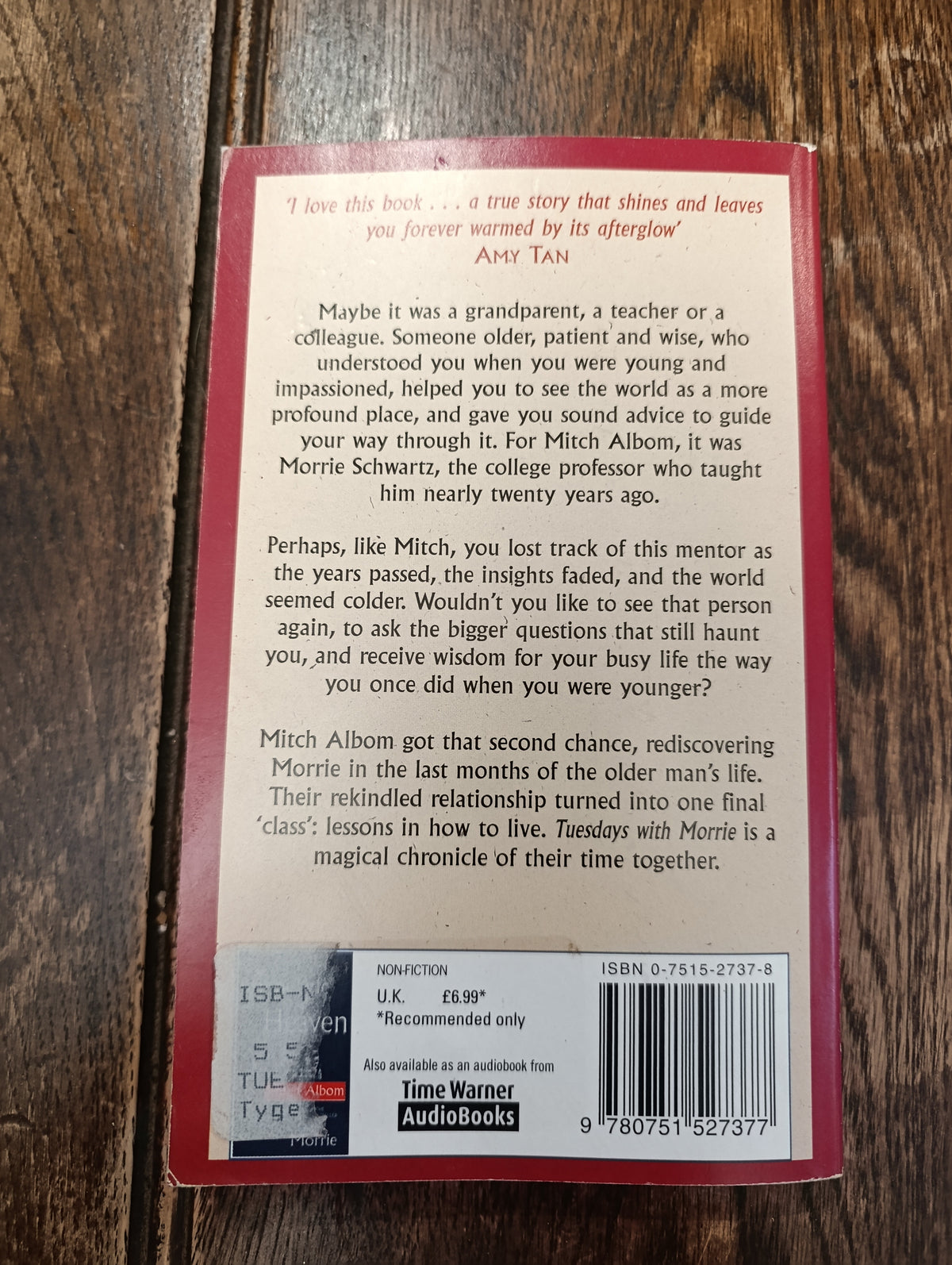Tuesdays with Morrie, Mitch Albom