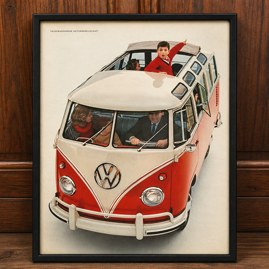 1961 Samba framed poster