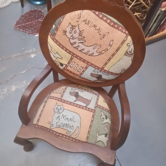 Decorative vintage kiddies chair