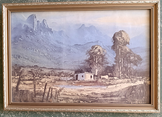 Landscape painting by Gerrit Roon