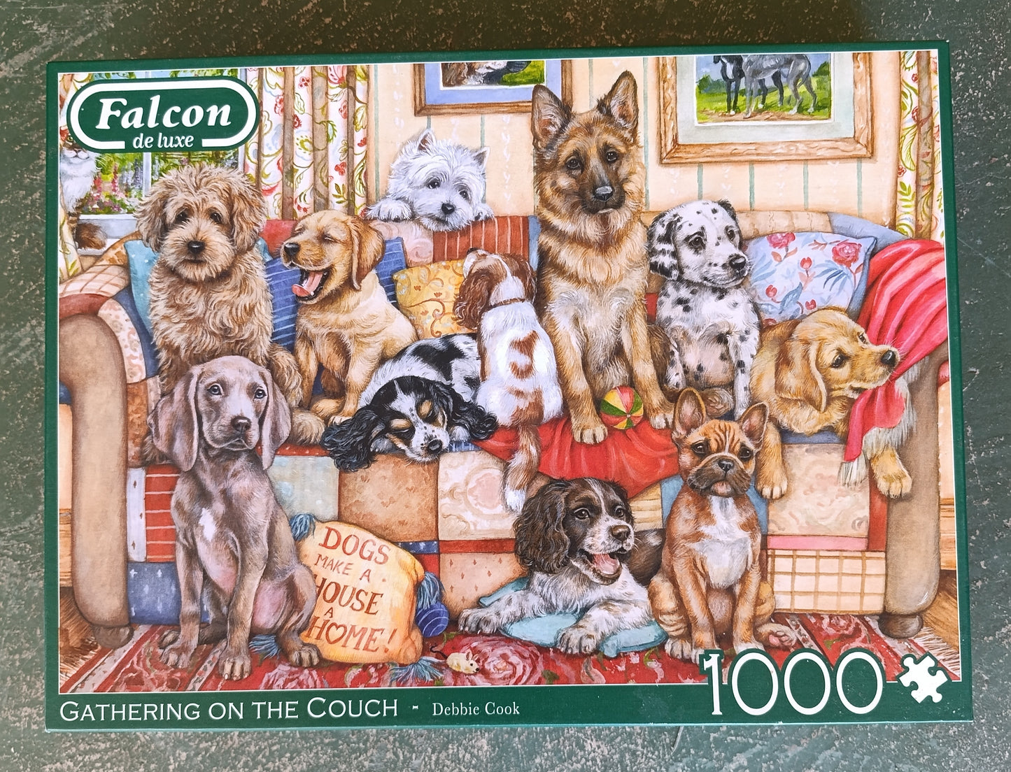 Puzzle Falcon de luxe Gathering on the couch - Debbie Cook