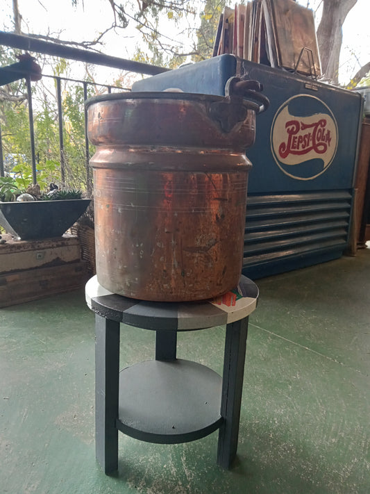 Vintage Brass Bucket with handle