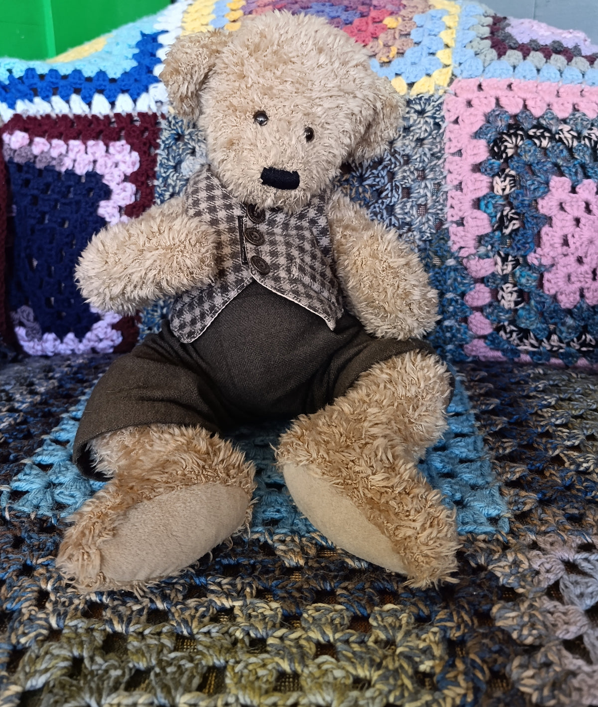 Vintage teddy bear Rufus Button the third