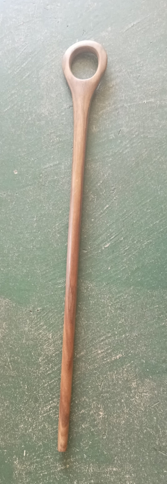 Wooden walking cane