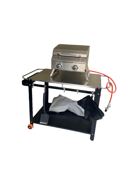 Gas braai trolly