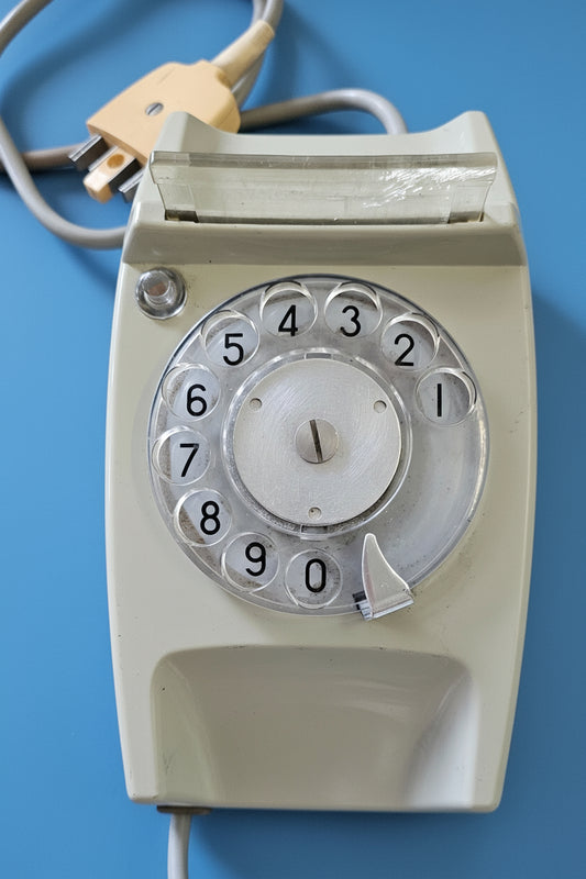 Vintage Telephone Grey