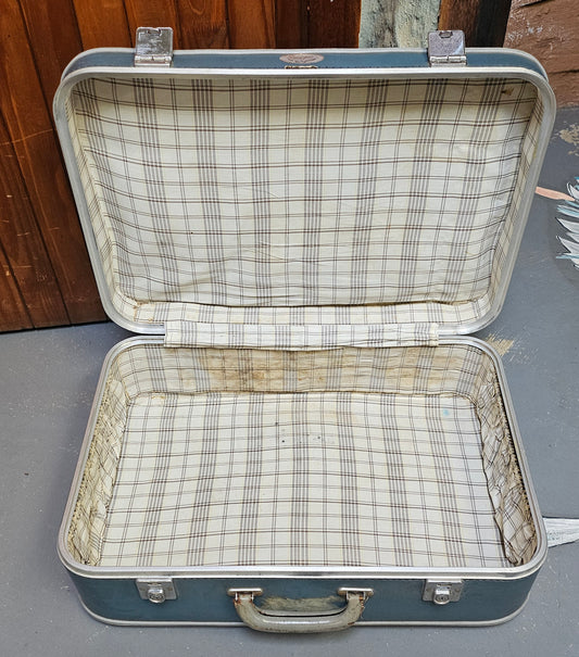 Vintage Suitcase Blue