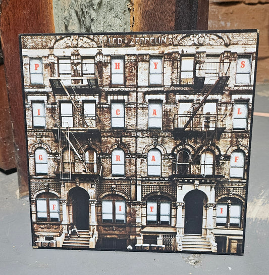 Block Mounted picture Led Zeppelin