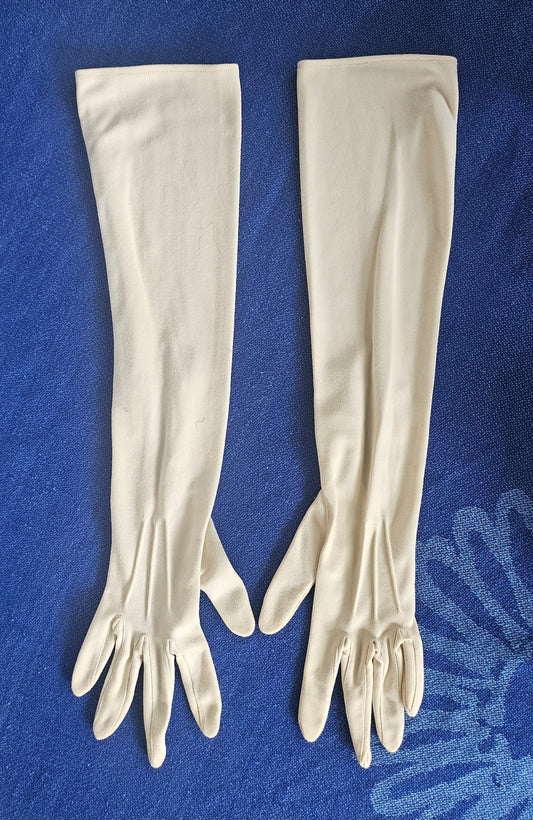 Gloves White Long 1
